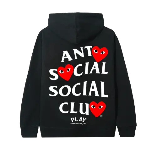 ASSC x COMME des GARCONS Hoodie Black