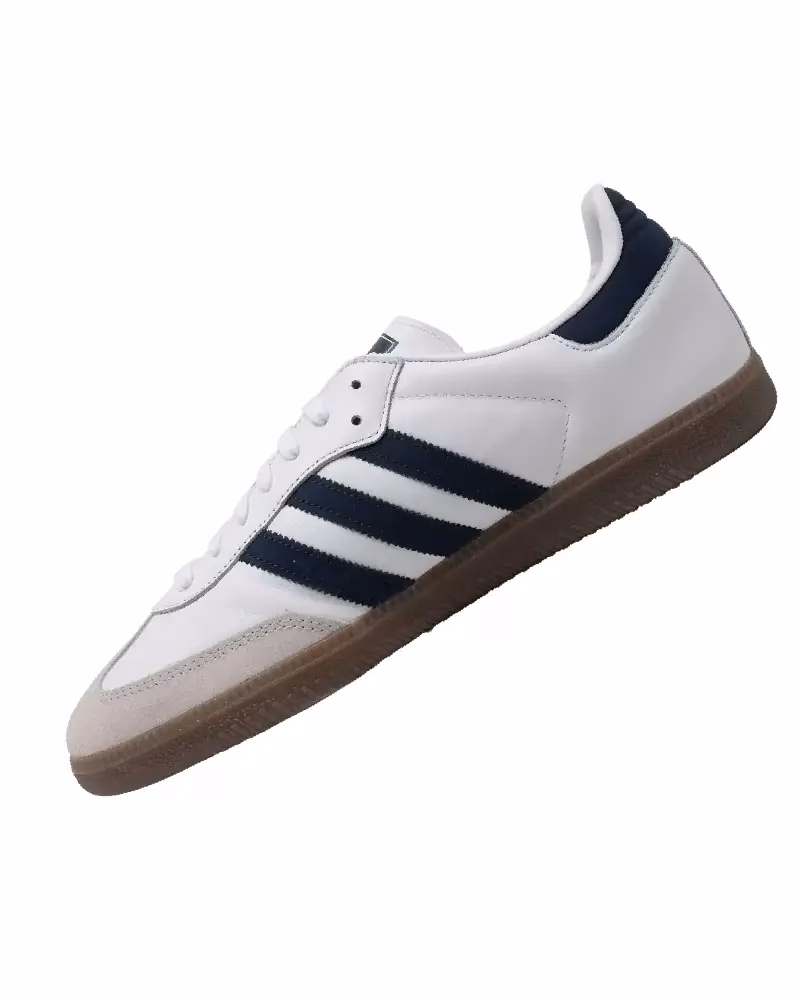 Comme des Garçons x Adidas Samba White Navy