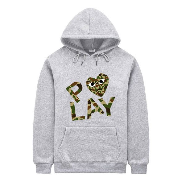 Comme De Garcons Play Camo Hoodie