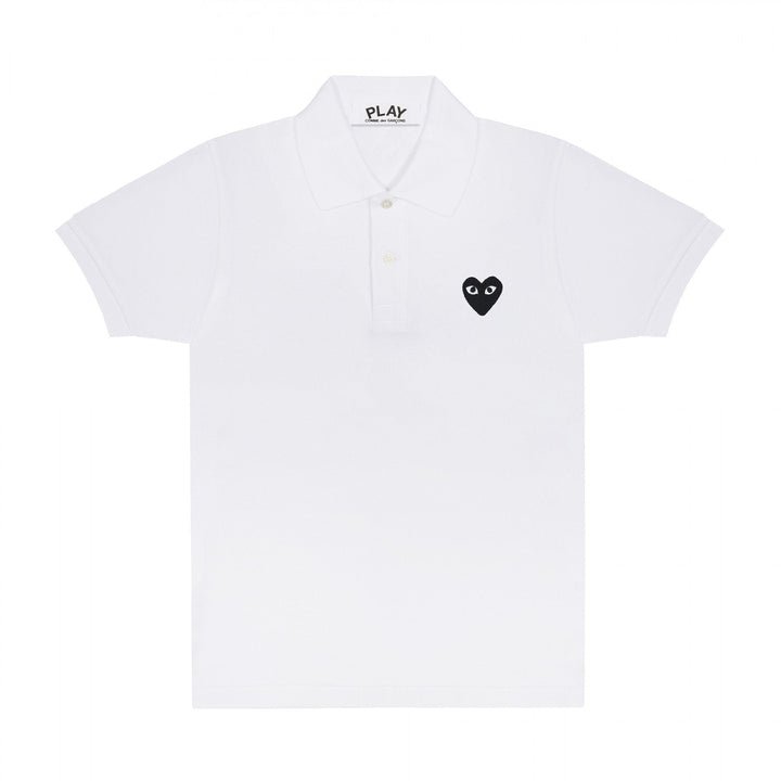PLAY Polo Black Emblem T-Shirt (White)