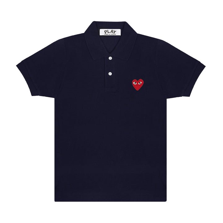 PLAY Polo Red Emblem T-Shirt (Navy)