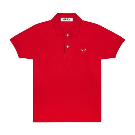 PLAY Polo Red Emblem T-Shirt (Red)